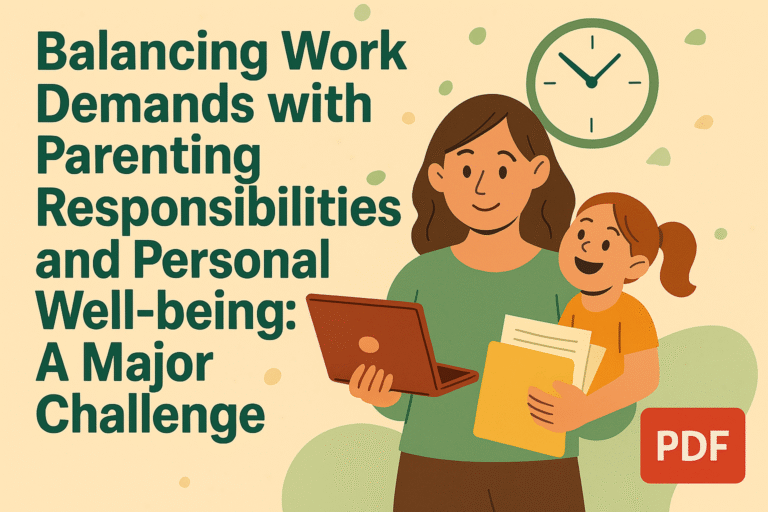 🌿 How to Balance Work, Parenting Responsibilities, and Personal Well Being Without Burnout