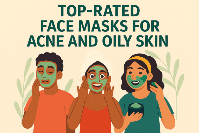 Top Rated Face Masks For Acne and Oily Skin