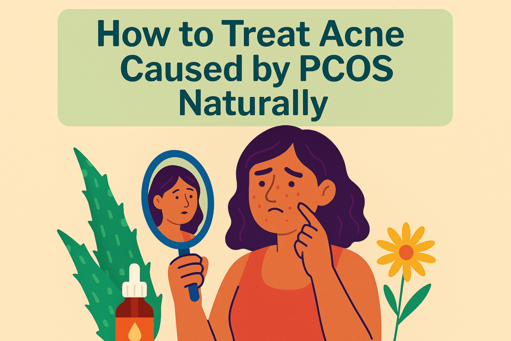 How to Treat Acne Caused by PCOS Naturally
