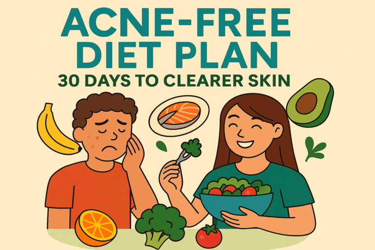 Acne Free Diet Plan: 30 Days Clearer Skin