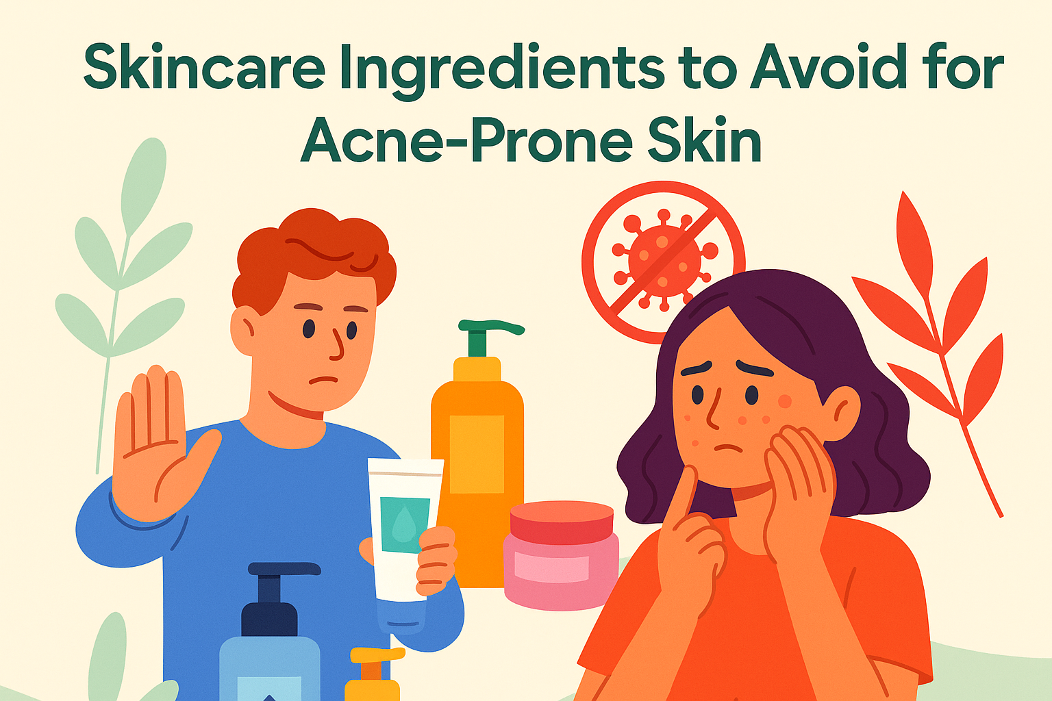 Skincare Ingredients to Avoid for Acne Prone Skin