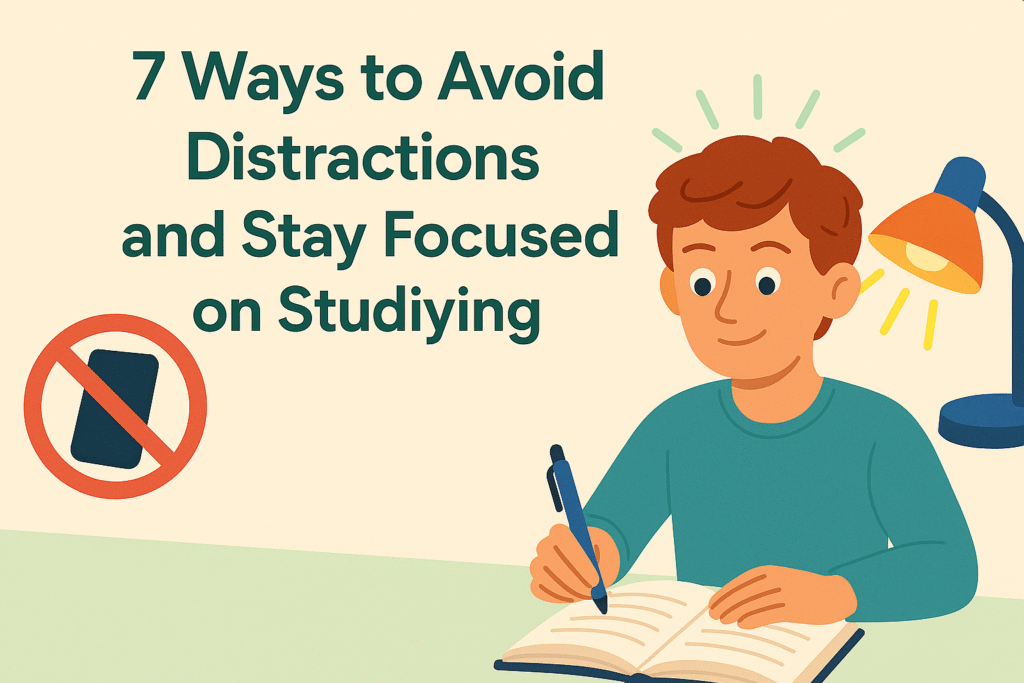 7 Ways To Avoid Distractions And Stay Focused On Studying