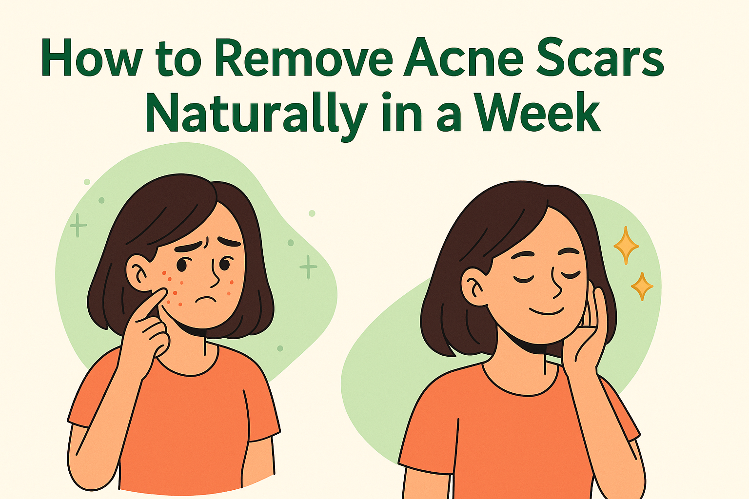 How to Remove Acne Scars Naturally in a Week