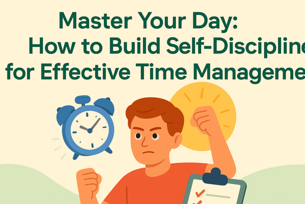 How to build self-discipline for time management