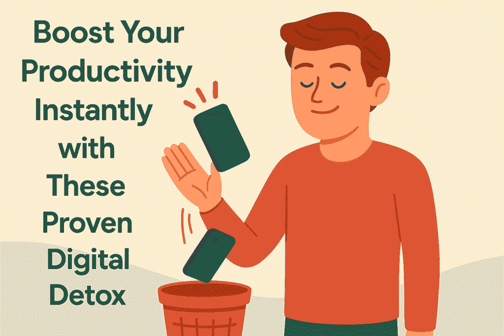 Digital detox strategies to improve productivity