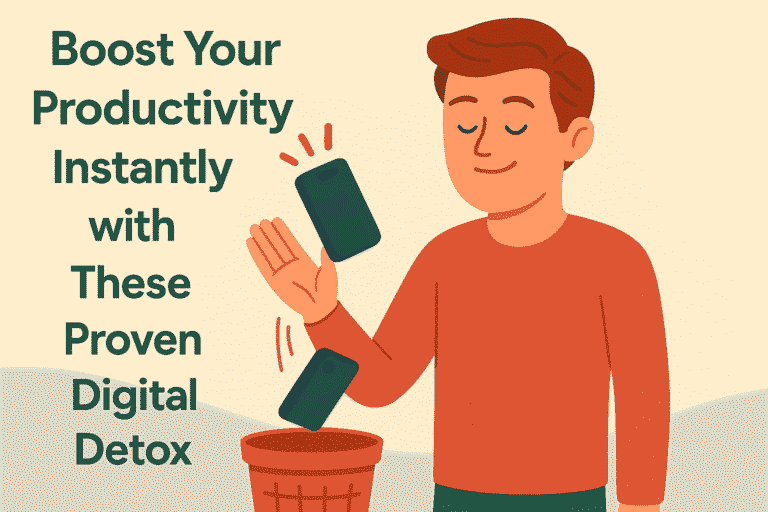 Digital detox strategies to improve productivity