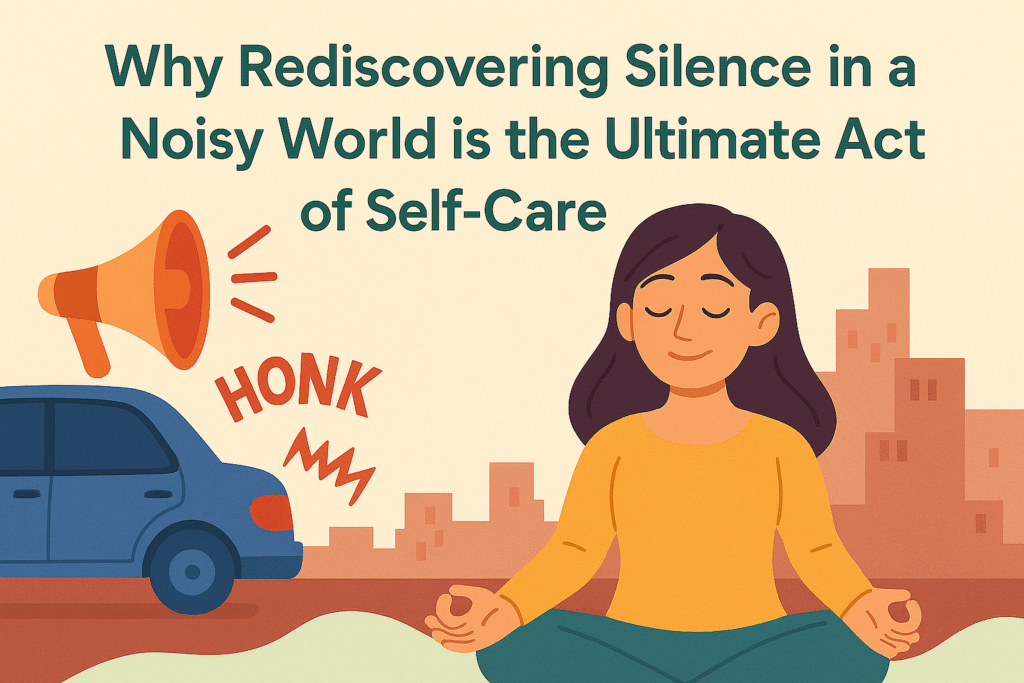 rediscovering silence in a world full of noise.